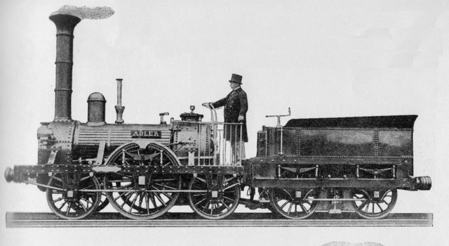 Primer tren de mercaderies