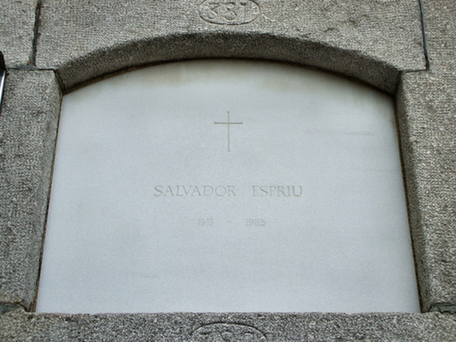 Mort De Salvador Espriu