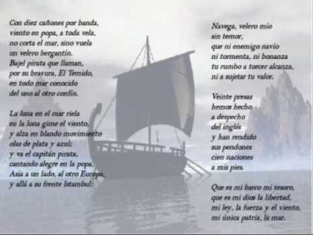 La canción del pirata.