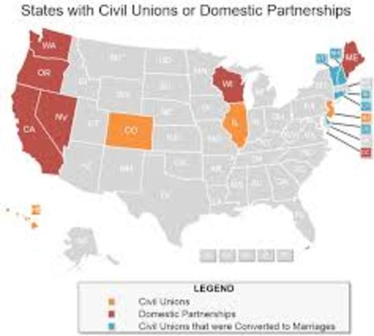 The states legalized the union