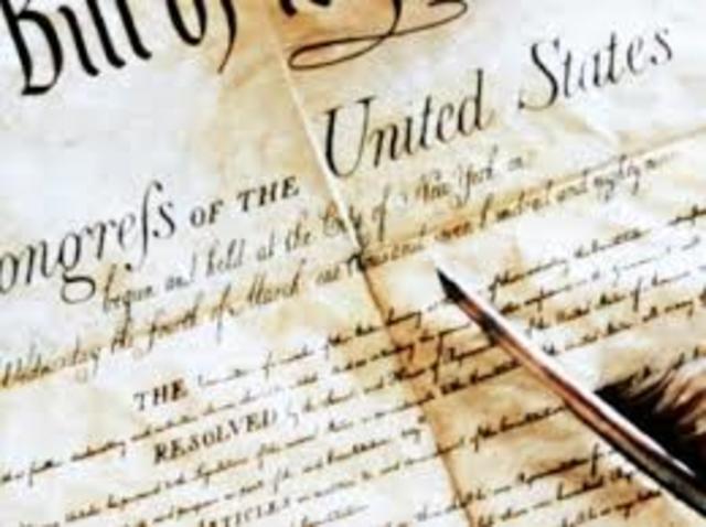 The Constitution was adopted after the Bill of Rights