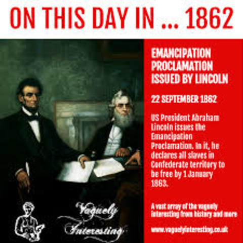 The Emancipation Proclamation was Issued