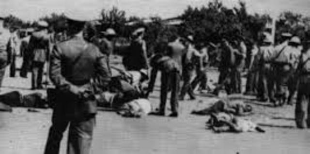 60 Africans killed in peaceful protest