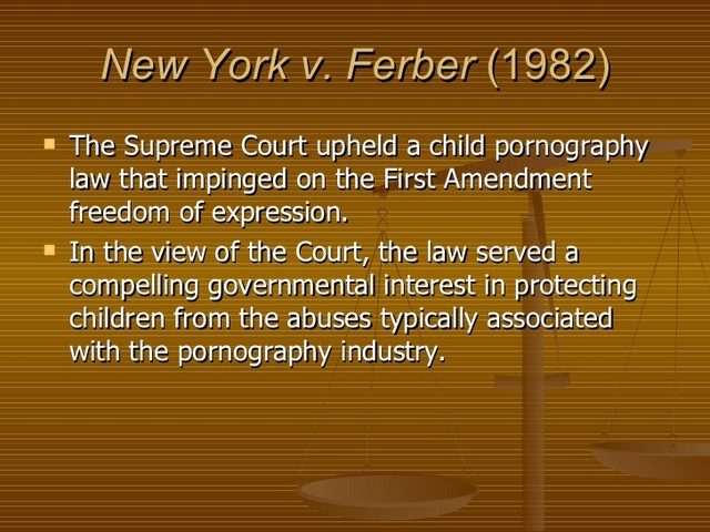 New York V. Ferber