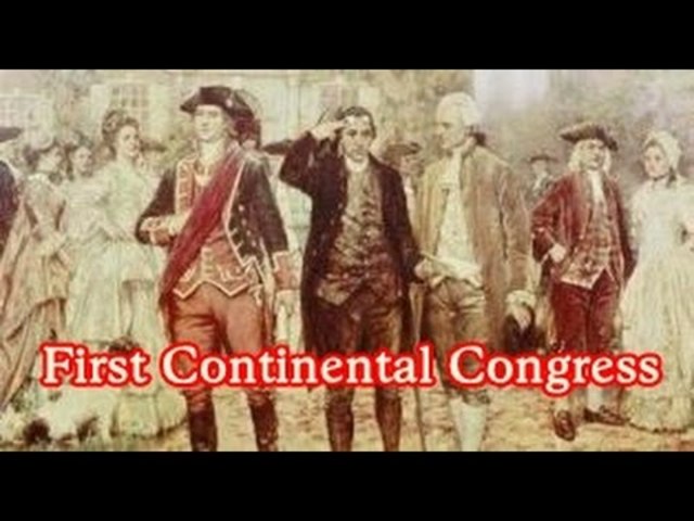The First Continental Congress