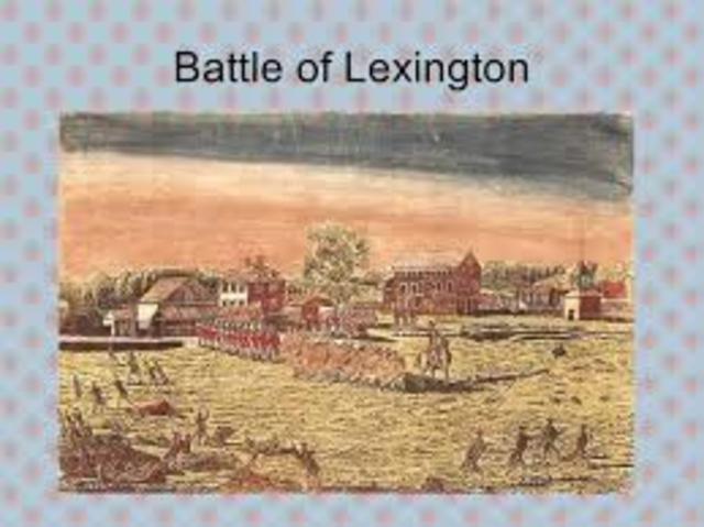 Battles or Lexington and concord