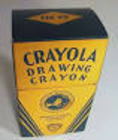 Crayola introduces the “Crayola 48” containing 48 color crayons in a “stadium seating” box.