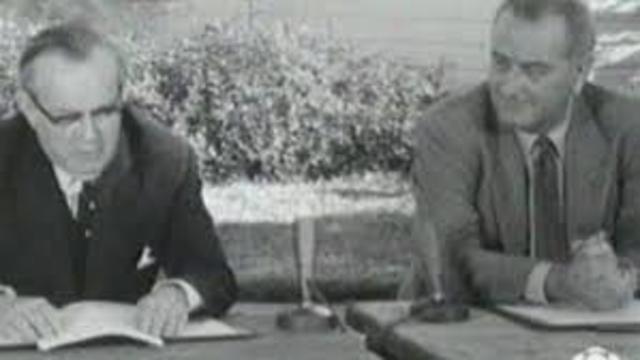 Signing of the Auto Pact