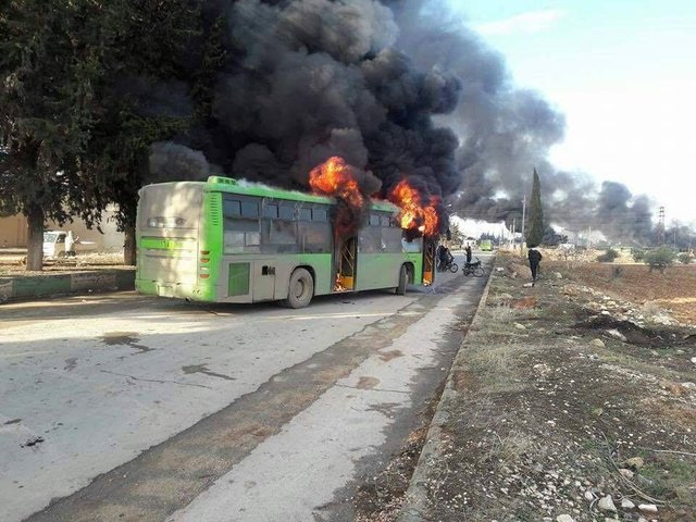 JFS burns evac buses