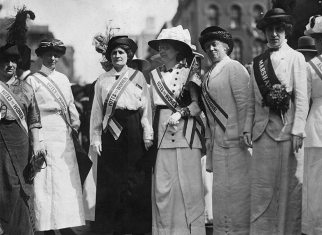 Women were allowed to vote
