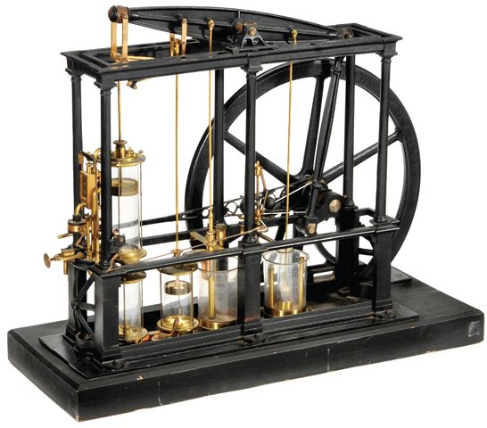 Invenció de la màquina de vapor per James Watt