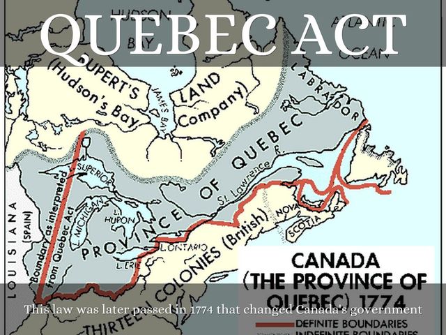 Quebec Act-British Regime