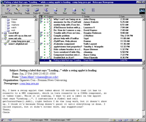 Criada a Usenet: rede informal de compartilhamentos de notícias e artigos