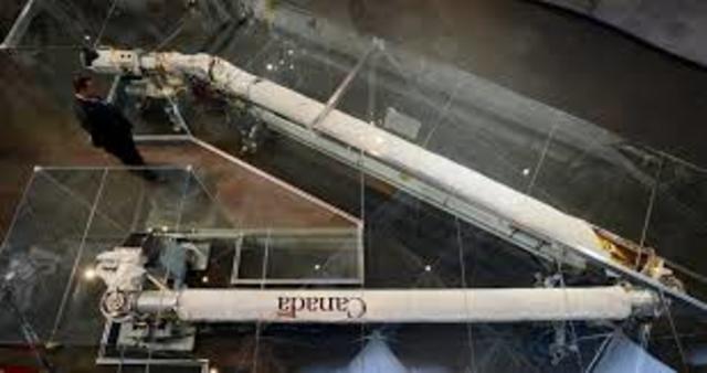 Canadarm was signed over to NASA in Toronto