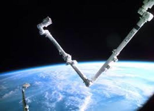 First time Canadarm was used