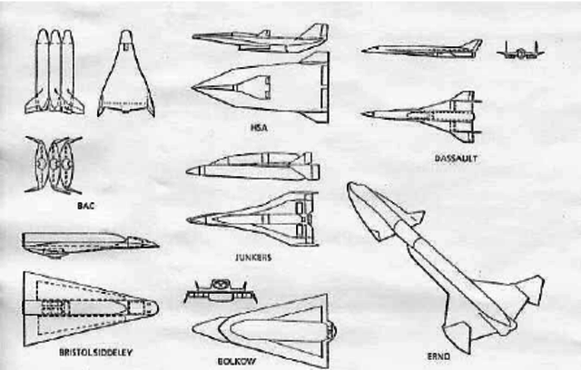 Space Shuttle's are shown to various countries for purchasing