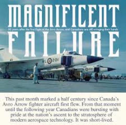 Avro Arrow cancelled
