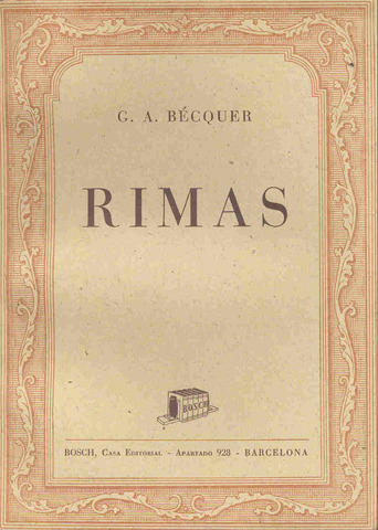 RIMAS de Gustavo Adolfo Bécquer