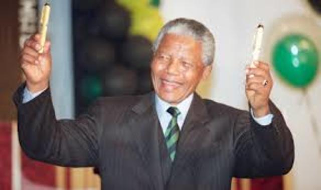 Nelson Mandela Becomes president