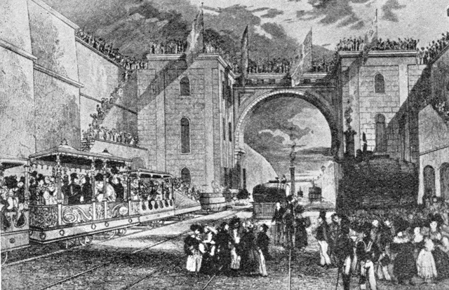 Primera línia de ferrocarril de passatgers