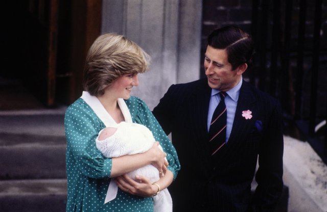 Princess Diana gave birth to prince William