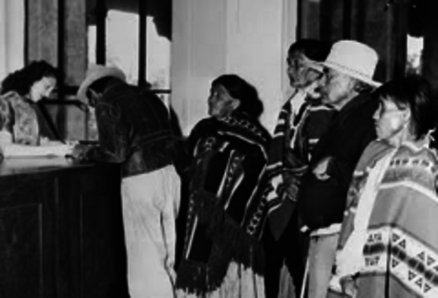 First nations allowed to vote