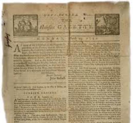 Canada's First Newspaper