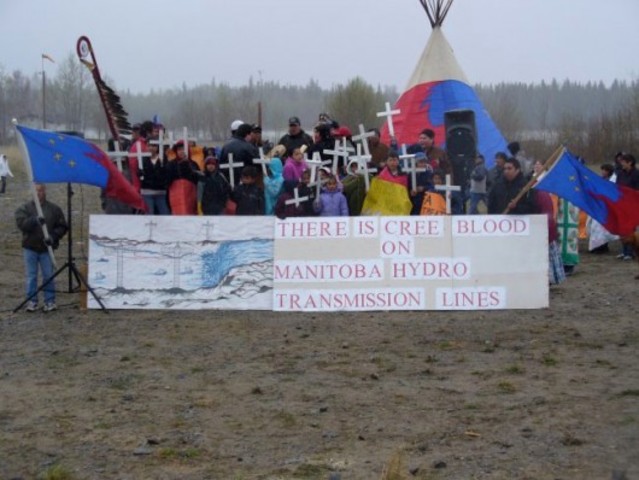 WUSKWATIM HYDRO DAM IS BUILT IN NORTHERN MANITOBA