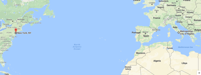 Traveling to America