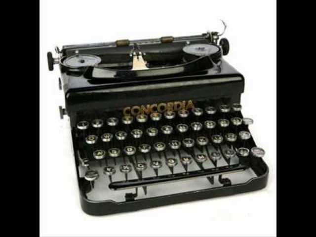 mi primera maquina de escribir