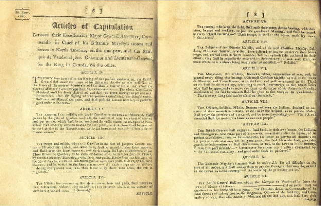 Articles of Capitulation rules