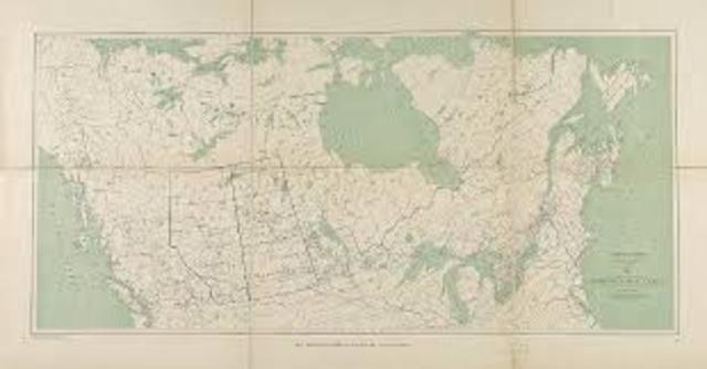 Alberta and Saskatchewan are formed.
