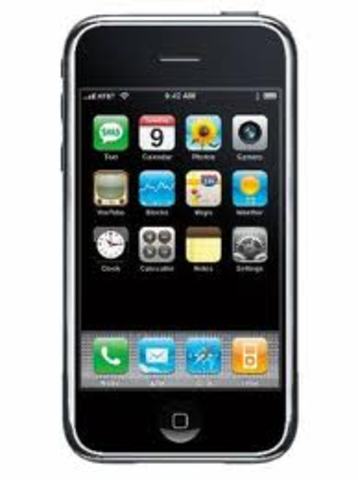 Apple inc.'s CEO, Steve Jobs, announces the iPhone.