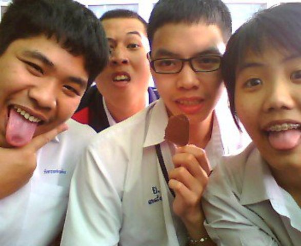 I started studying at Yupparaj Wittayalai School.