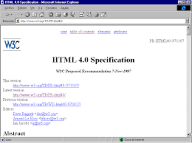 HTML 4.0