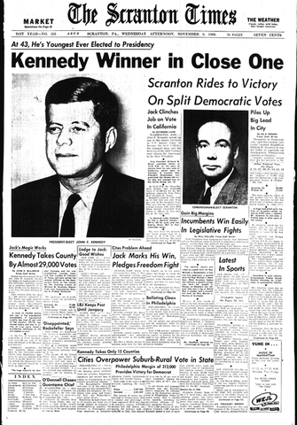 John F. Kennedy Wins 1960 Election