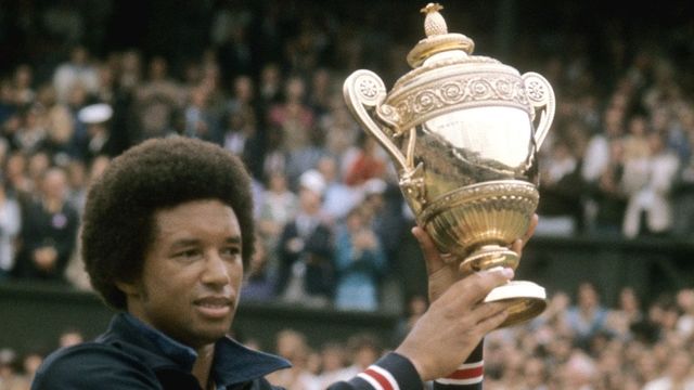 Arthur Ashe wins Wimbeldon