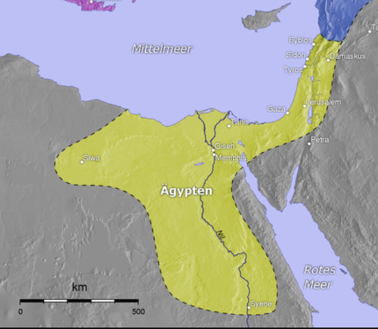 Gli egizi prendono il controllo della Palestina