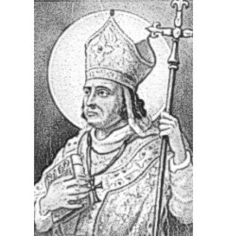 Monnik Willibrord kreeg leiding - Blauw