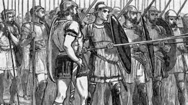 Alexander becomes part of his father's army.