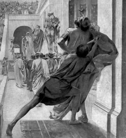 Philip is killed and Alexander becomes king.