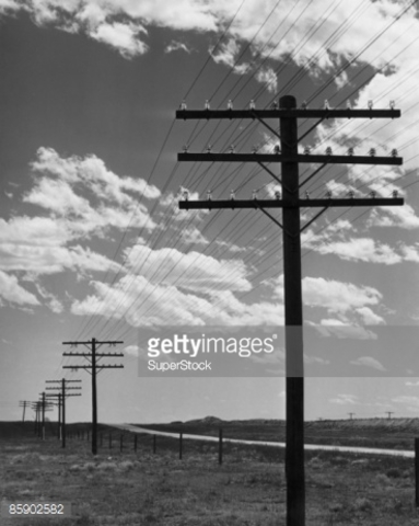 Companies raced to lay phone lines