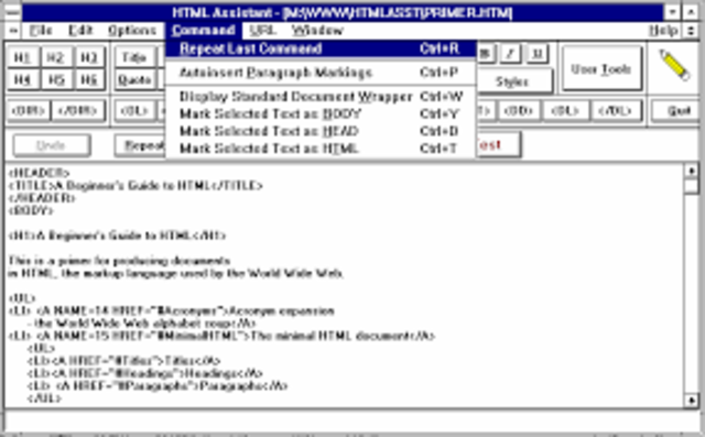 Ultima especificación de HTML