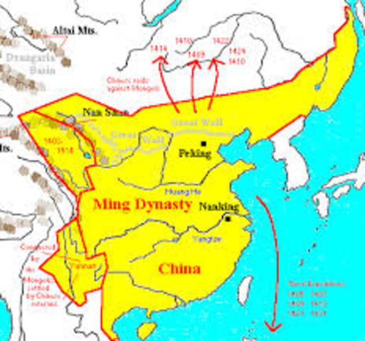 Manchus found the Qing Dynasty in China