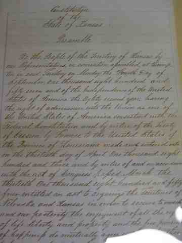 Lecompton constitution rejection