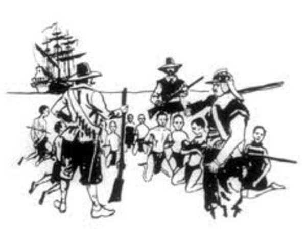 First Africans arrive in colonies