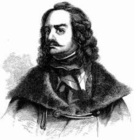 Peter the great became the Czar of Russia