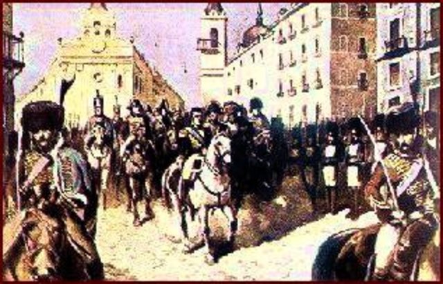 Napoleon enter in Spain