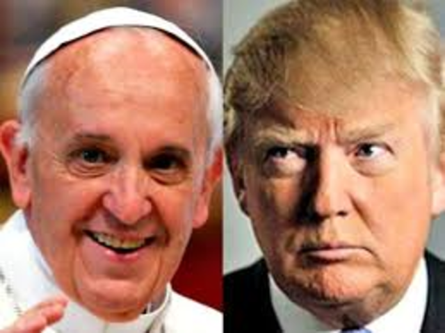 Pope Francis questions Donald Trump