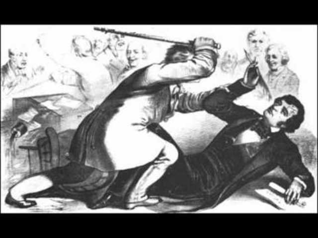 Charles Sumner is Attacked by Preston